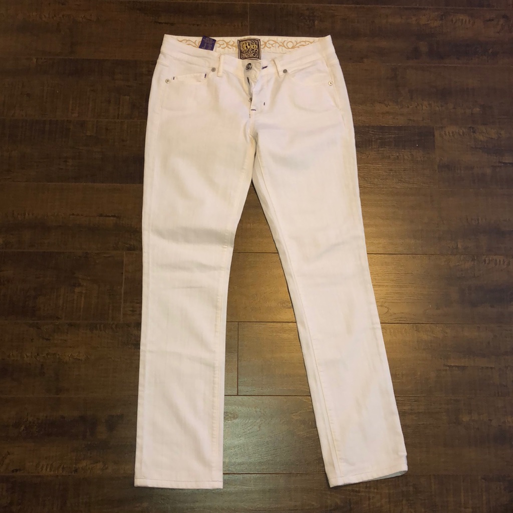 Rich & Skinny White Skinny Jeans